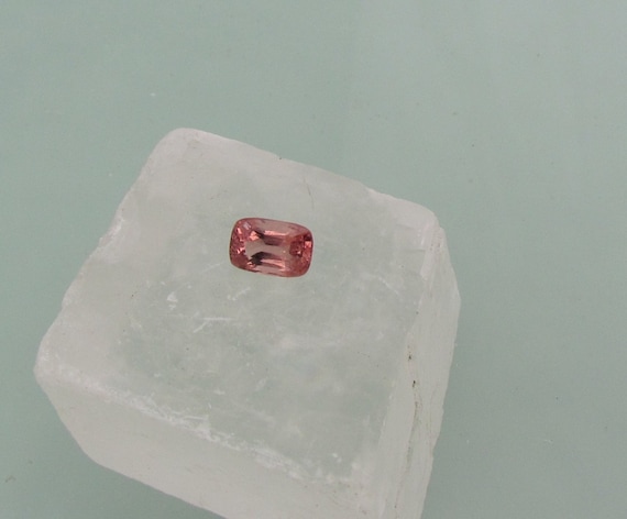 Padparadscha Colored Spinel 8 x 5.5mm Antique Cushion