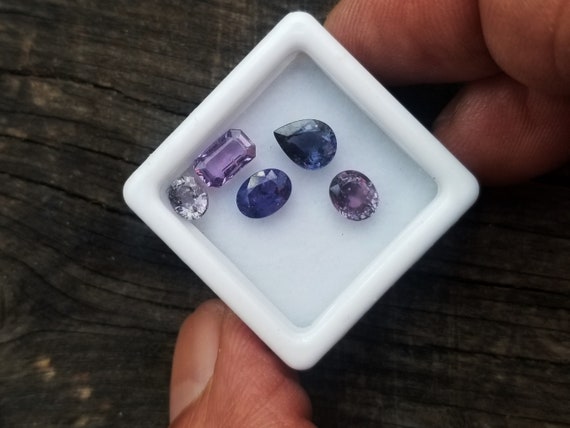 Ceylon Purple Sapphire Collection 5.02 Cts for Jewellery