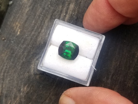 Chromo Green Color Tourmaline for Women Jewelry, October Birthstone Gift for Her Anniversary, Free Shipping