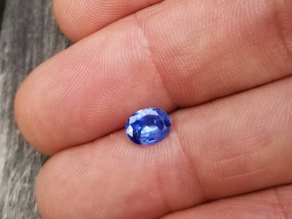 Velvet Ceylon Blue Sapphire Oval Shape for Engagement Ring, September Birthstone Gift for Her, Unique Ceylon Sapphire Free Shipping