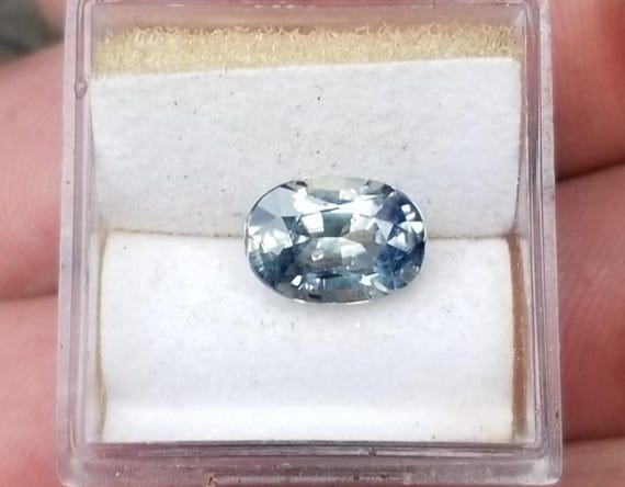 Light Blue Oval Shape Sapphire September Birthstone, Ceylon Pastel Blue Sapphire for Engagement Ring, Free Shipping to USA