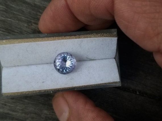 Tanzanite 9 mm Round Portuguese Cut