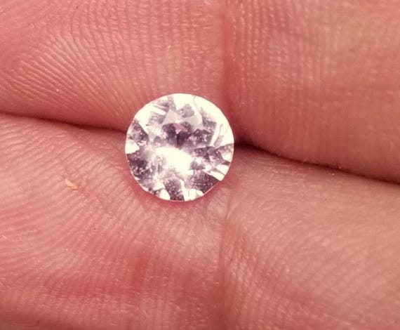 Natural Round Pink Sapphire September Birthstone for Anniversary Jewelry