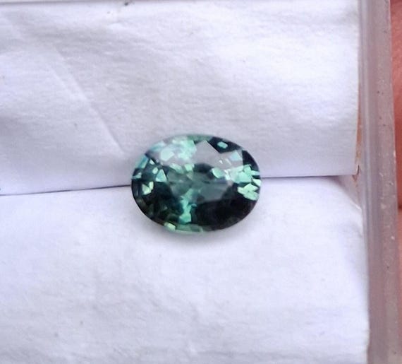 Ceylon Neon Blue Green Sapphire September Gemstone for Anniversary Gift