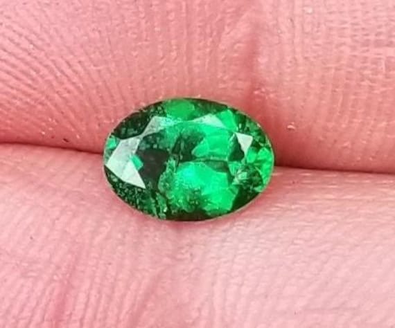 Natural Green Garnet January Gemstone Gift for Her Birthday