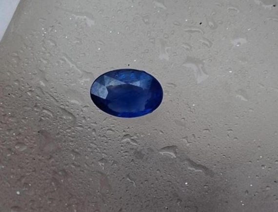 Velvet Blue Oval Sapphire for Anniversary Jewelry, September Birthstone for Custom Made Jewelry, Free Shipping to United States