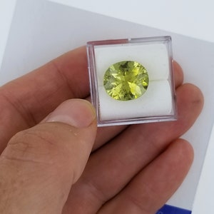 Tourmaline Avocado Color 6.14cts Loose Gemstone for Fine Jewelry image 5