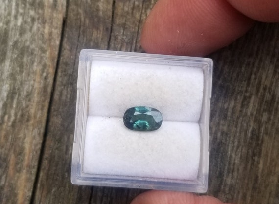 Ceylon Blue Green Sapphire September Gemstone for Her Anniversary , Free Shipping to USA, One of a Kind Gemstone for Anniversary Jewelry