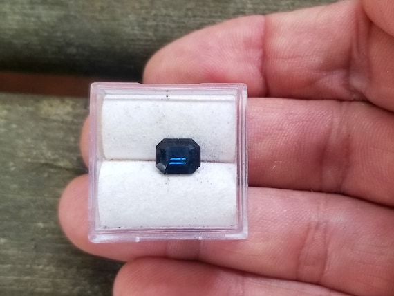 Indigo Blue Sapphire September Birthstone for Engagement Ring, Natural Sapphire for Jewelry, Free Shipping to North America