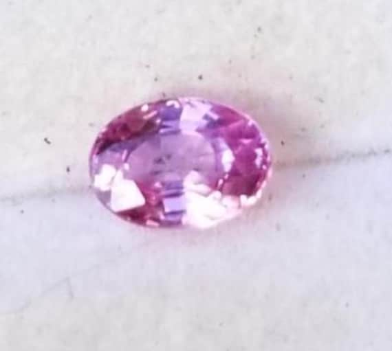 Natural Ceylon Oval Pink Sapphire for Jewelry Gift for Her