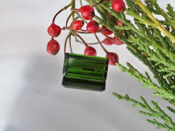 Rectangle Green Tourmaline 9.67cts
