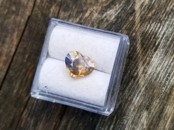 Unique Heart Shape Sapphire September Birthstone for Her Engagement Ring or Fine Jewelry for Women
