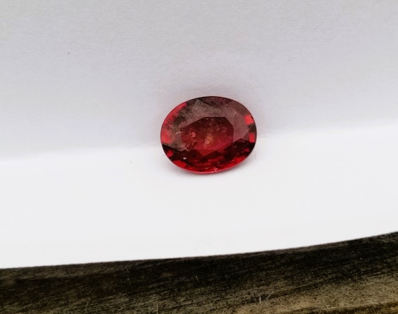 Natural Large Oval Ruby July Birthstone for Engagement Ring, Unique Size Ruby for Wedding Anniversary, Free Shipping to North America