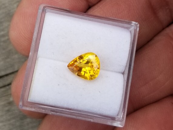 Ceylon Yellow Sapphire Tear Drop 1.50 Ct