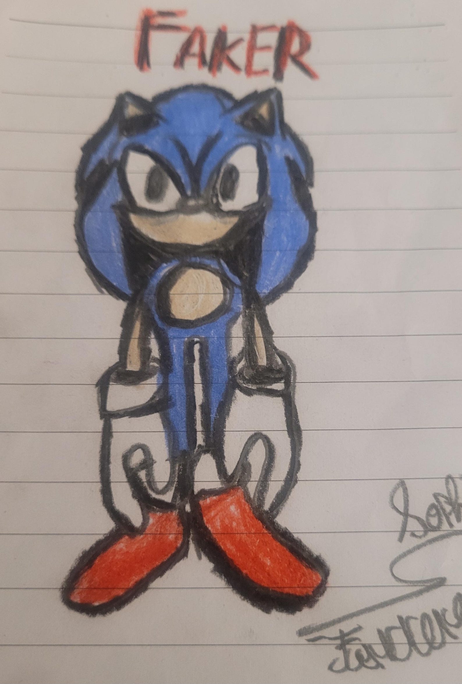 Sonic Exe - FAKER - Digital Download - Etsy
