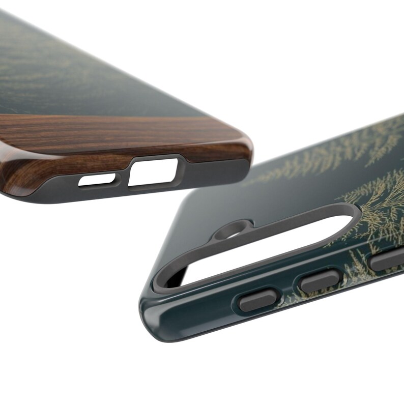 Modern Rustic Evergreen Wooden Phone Case, Samsung S26 Forest Cover Gift, Faux Wood Grain iPhone 17 16 15 14, Samsung Galaxy S25 S24 S23 image 10