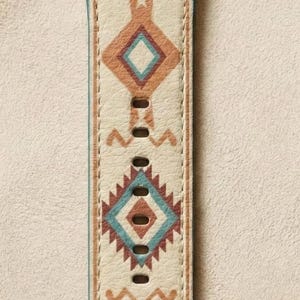 Zuidwestelijke geometrische Apple Watch-band | Azteeks patroon Apple Watch-bandje serie 9 8 7 6 5 4 SE Ultra, 38- 41 mm, 42 - 45 mm