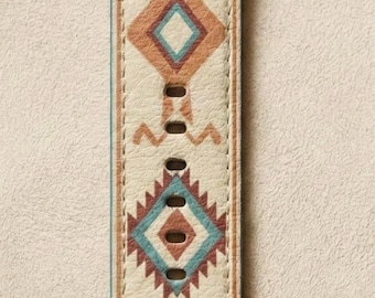 Sterling Silver Watchband Cuff by Jennie Blackgoat, Diné (navajo