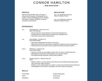 Bearbeitbares Lebenslauf-Vorlagenkit in Canva | Jobsuche Bundle (Digitaler Download)