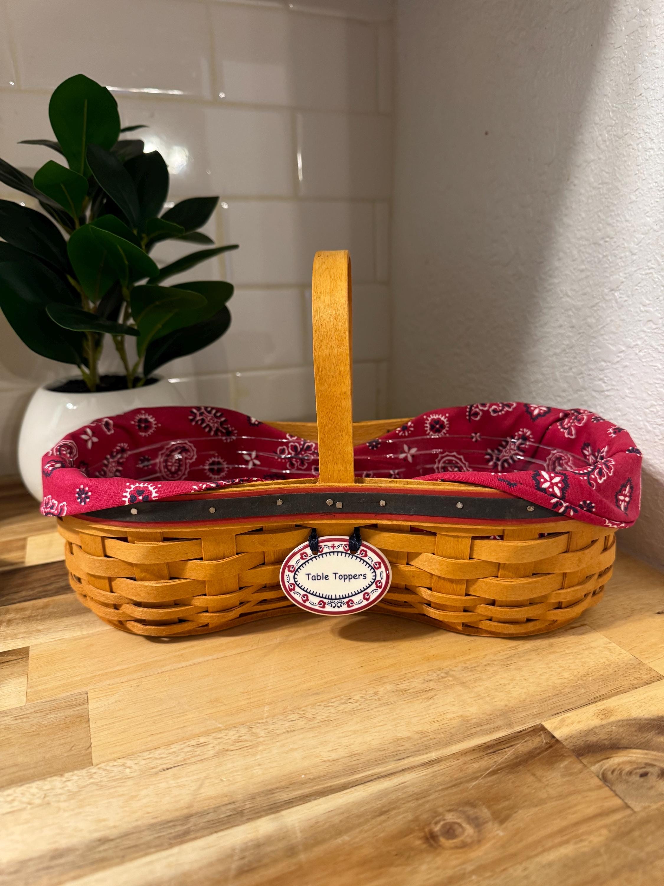 ロンガーバーガーのピクニックバスケットセット Longaberger Picnic Basket - Etsy