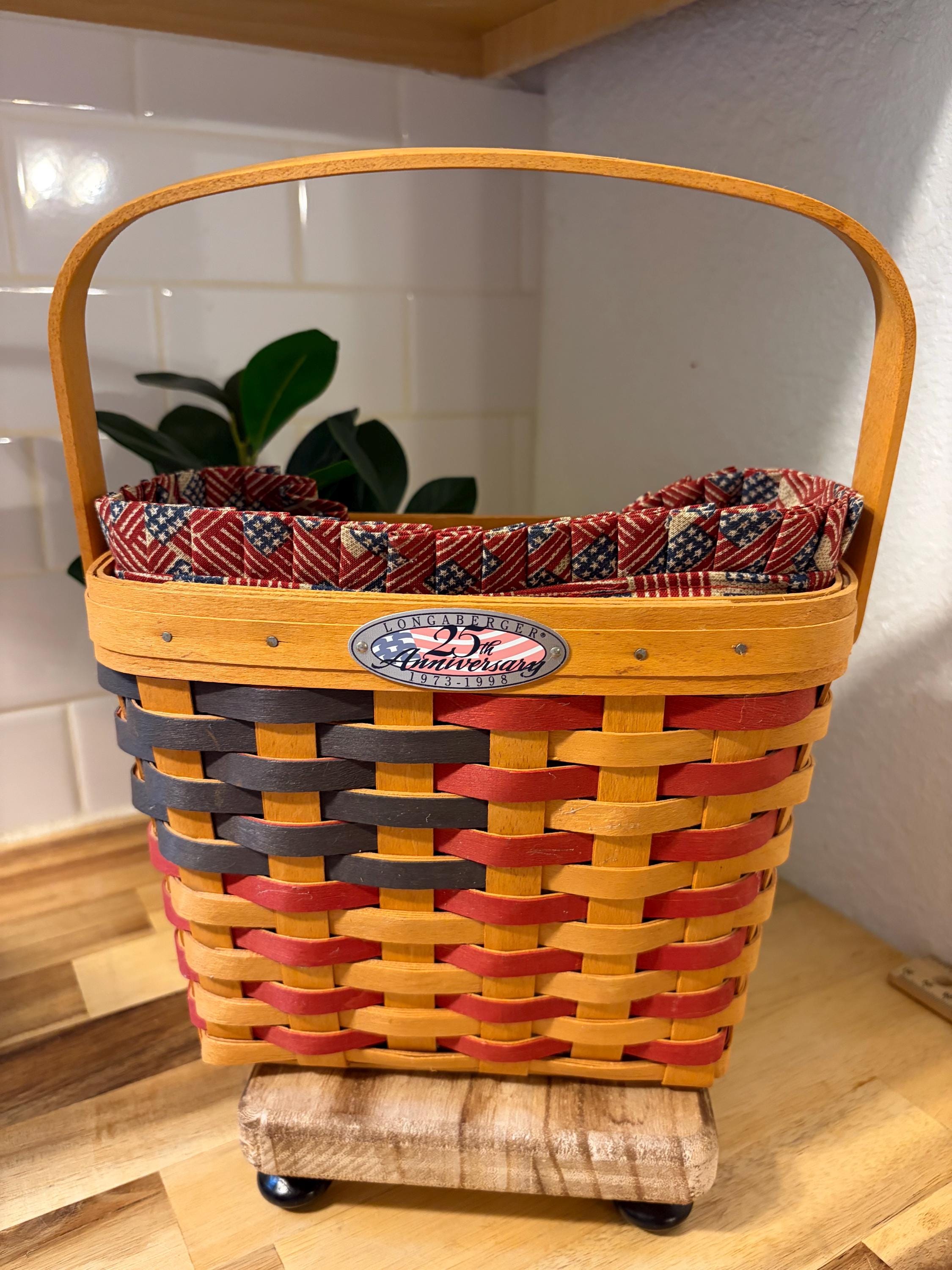 Longaberger 25th Anniversary Basket - Etsy