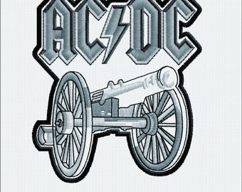 Rock Band Embroidery Design - Retro Metal Music Digital File - Heavy Metal Insect Patch