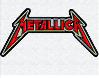 Rock Band Embroidery Design - Retro Metal Music Digital File - Heavy Metal Insect Patch