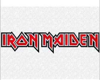 Heavy Metal Rock Logo Embroidery Machine Pattern - Digital Download