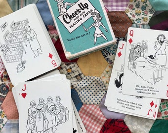 Funny Cheer-Up Playing Cards with 52 NSFW Cartoons