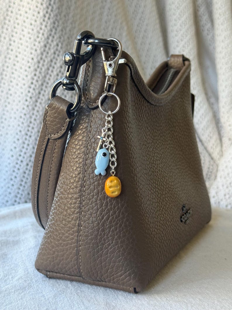 Handmade Jesus Feeds 5000 Keychain, Clay Fish Loaves Purse Charm - Etsy