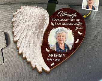 Custom Photo Car Visor Clip, Personalized Memorial Gift, Custom Memorial Sun Visor Picture Clip, Memorial Keepsake Gift,Gift Car Accessories
