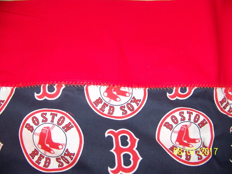 Boston Red Sox Pillow Case Etsy