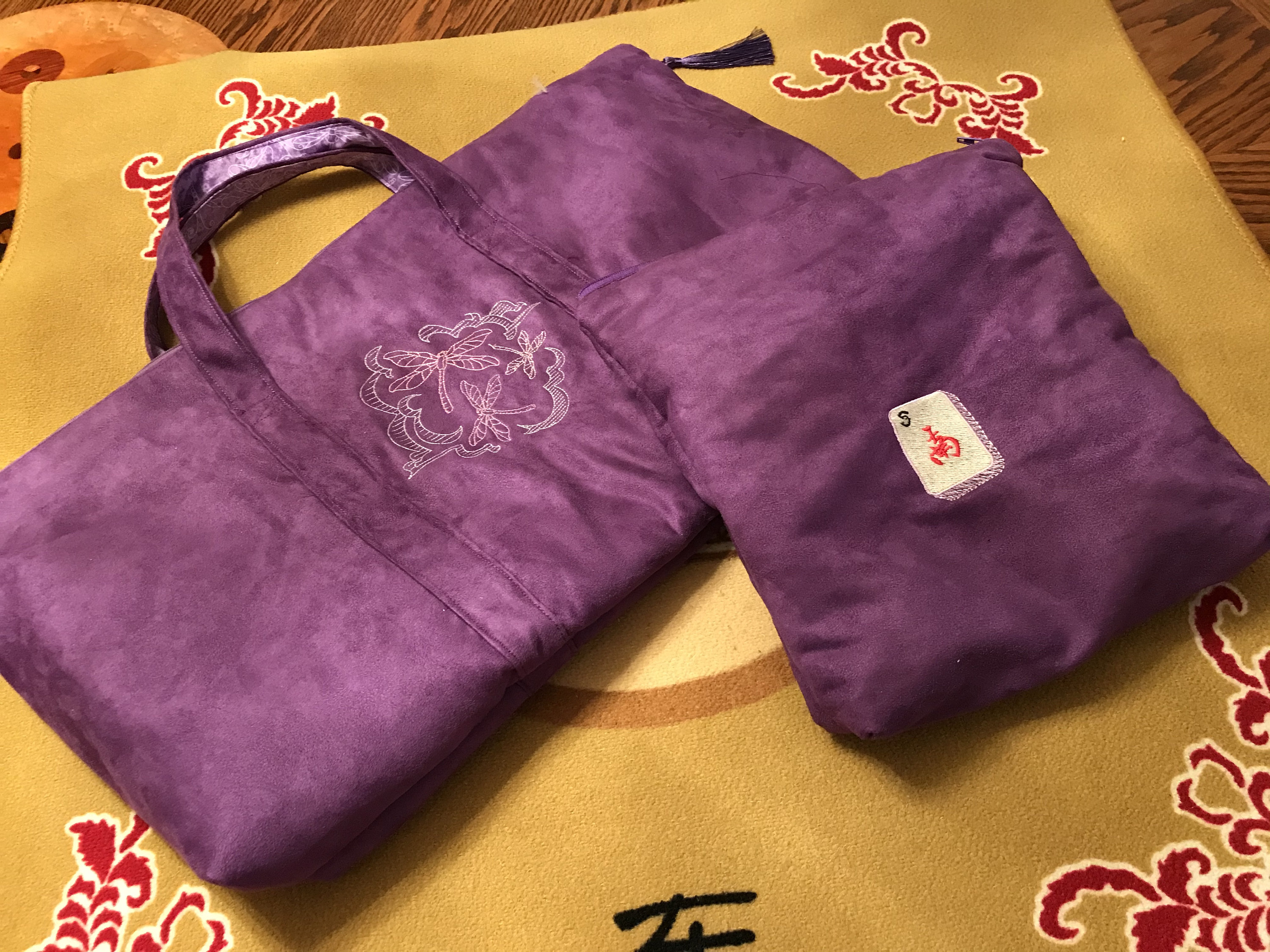 Custom made Mahjong Mat bag