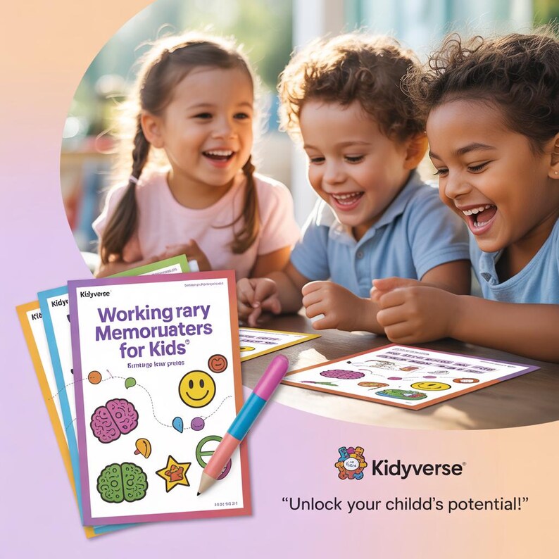 Printable Memory Games Workbook: Brain Training Activities for Kids ...