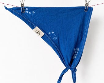 PRE ORDER | Organic Cotton Bandana | Indigo Dyed | Eco Dyed