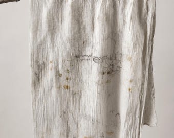 Scarf, blanket | Organic Cotton | Handmade & Naturally Dyed