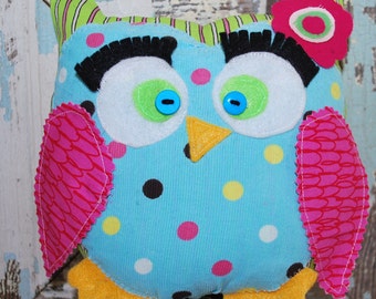 pdf Tutorial de patrón de bricolaje de juguete de peluche Little Stitch Owl - ¡¡¡DESCARGA INSTANTE!!!