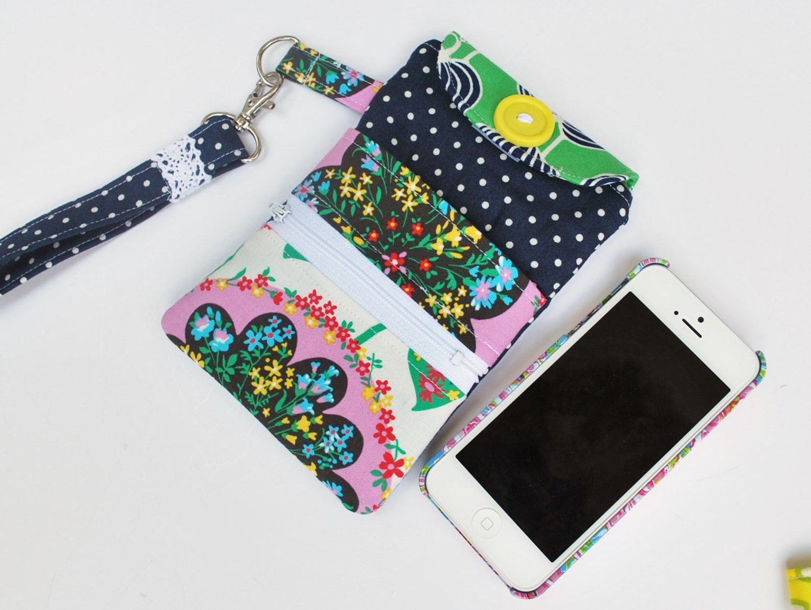 Pdf Cell Phone Wristlet Sewing Pattern INSTANT DOWNLOAD Etsy