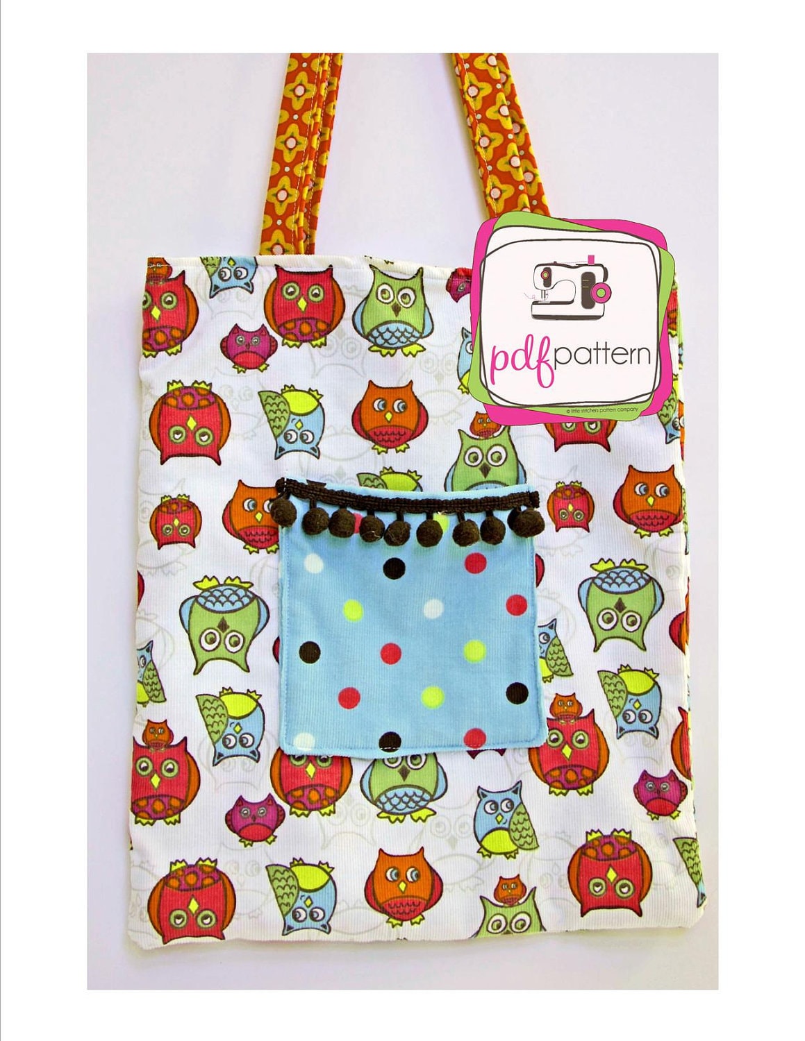 Pdf Lined Tote Bag Sewing Pattern - INSTANT DOWNLOAD!!! - Etsy