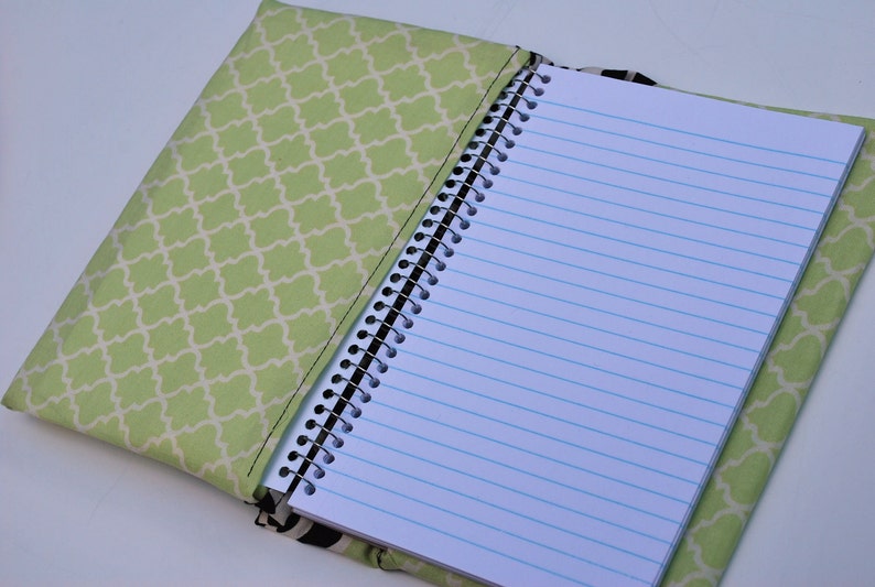 Pdf Spiral Fabric Notebook Cover Sewing Pattern 2 Sizes INSTANT