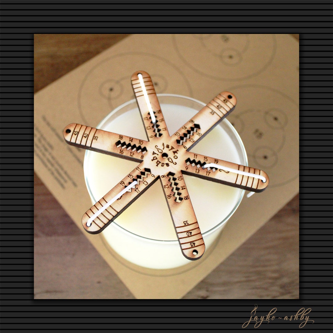 1 or 3 Wick Stabilizer Set | Wick Holder | 3-1/2" to 4-1/2" Jars | Wick ...