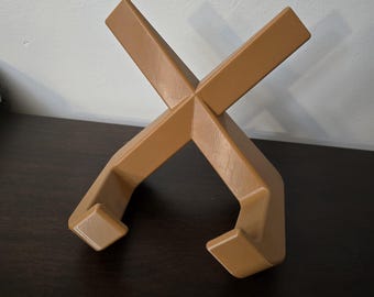 3D Printed Book Stand - Holds Cookbooks, Tablets, Small Textbooks. Kitchen, Desk & Reading Gift Idea