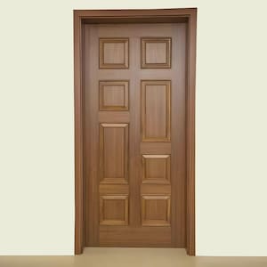 Hand-Carved Teak Wood Entrance Door - Sagwan MKH KRAFTS - Elegant Design