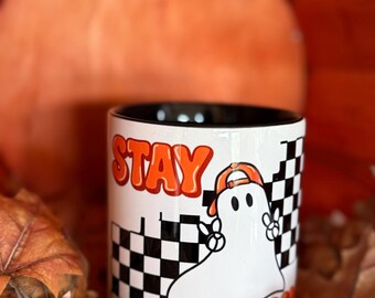 Leuke Halloween-koffiemok | Spook koffiemok | Halloween-feestbedankje | Halloween-cadeau