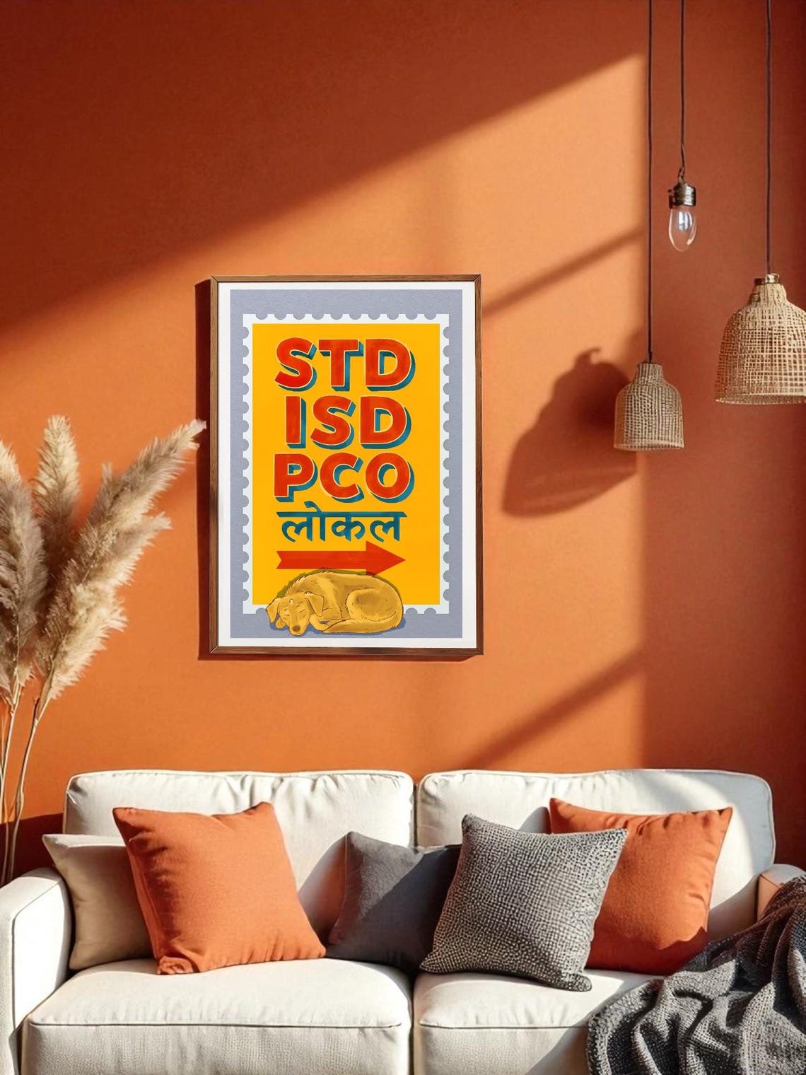 Indian STD ISD Sign Art Print: Nostalgic Retro Decor (digital Download ...