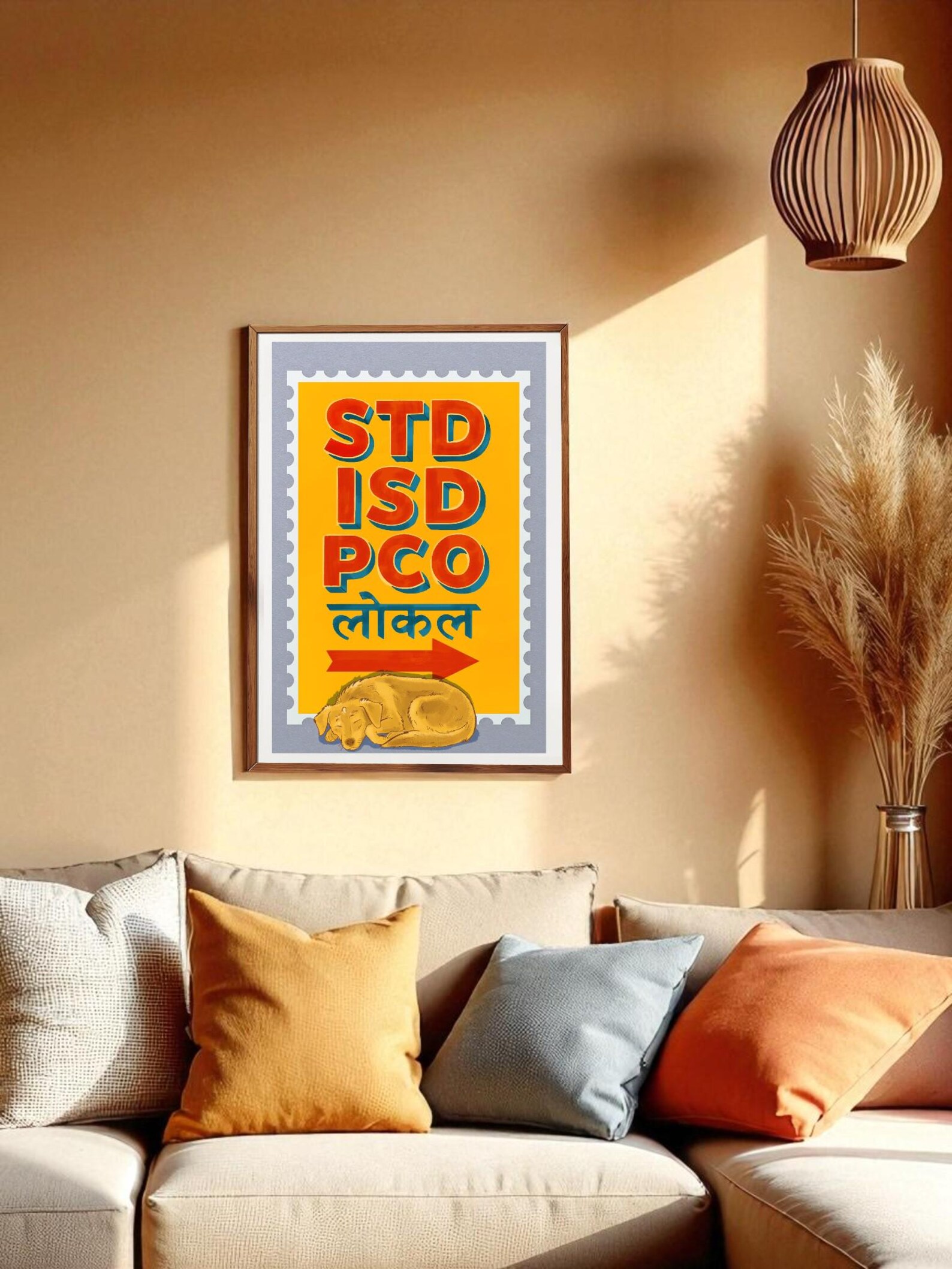 Indian STD ISD Sign Art Print: Nostalgic Retro Decor (digital Download ...