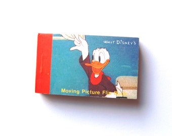 One Walt Disney Productions Flip Book Animation Booklet w/ 2 Sides 1980s Merrimack Pub. Corp. Mickey Mouse Donald Duck Collector Collectible