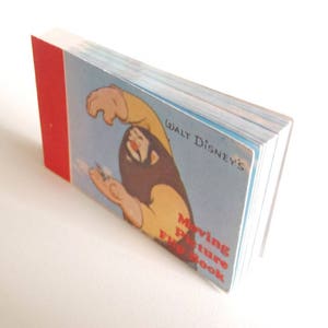 One Walt Disney Productions Flip Book Small Animation Booklet - Etsy