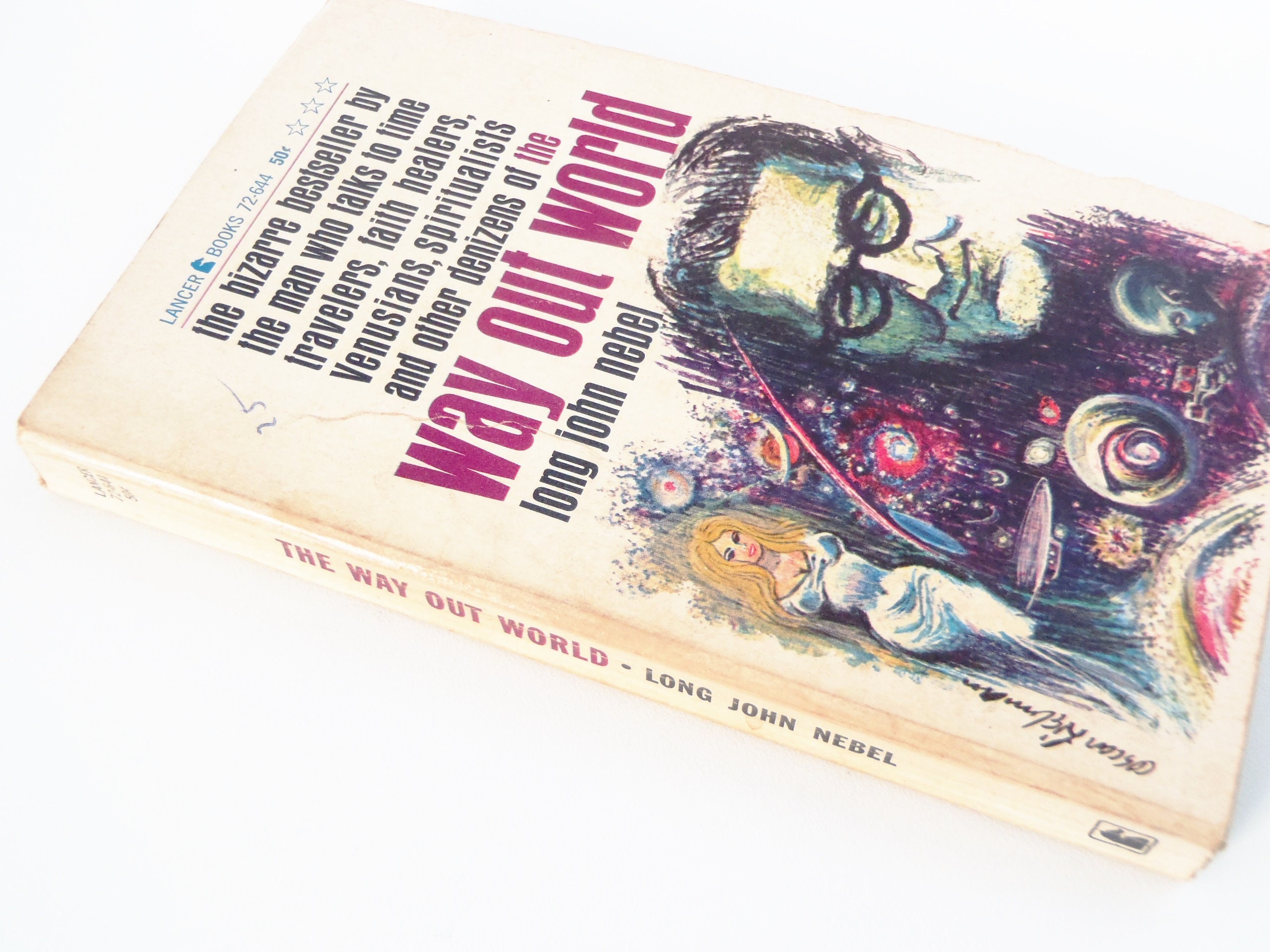 洋書 Way Out World by Long John Nebel(Signed) WAY OUT WORLD by Long John Nebel—1950s-70s Trail Blazing