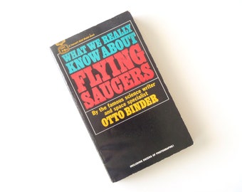 What We Really Know about Flying Saucers by Otto Binder—1967 Fawcett PB Edition—Interesting 1960s Non-Fiction View of UFOs from SciFi Writer